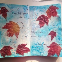 Art Journal #21 – Autumn Leaves