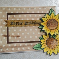 Card #47 - Sunflower birthday